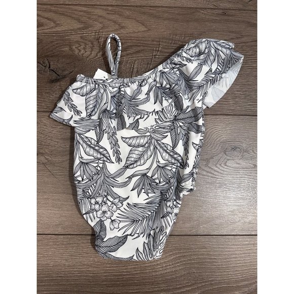 Janie and Jack NWT PALM RUFFLE SWIMSUIT - Picture 6 of 8